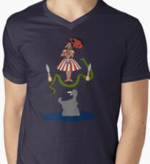 Jungle Cruise vs. Haunted Mansion Men's V-Neck T-Shirt