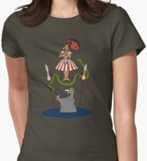 Jungle Cruise vs. Haunted Mansion Women's Fitted T-Shirt