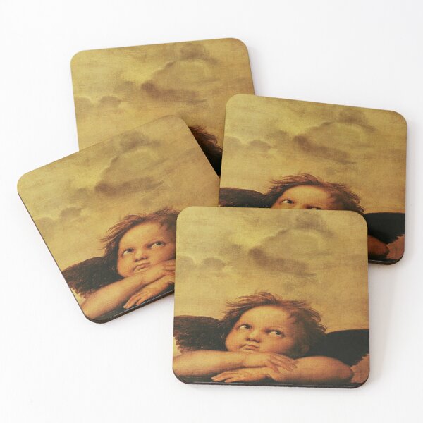 Item preview, Raffaello Sanzio da Urbino Sistine Madonna, angel 1. designed and sold by Vivanne-art.