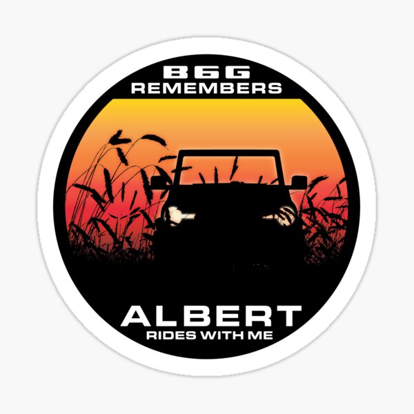In Memory of Albert - Midwest version Sticker