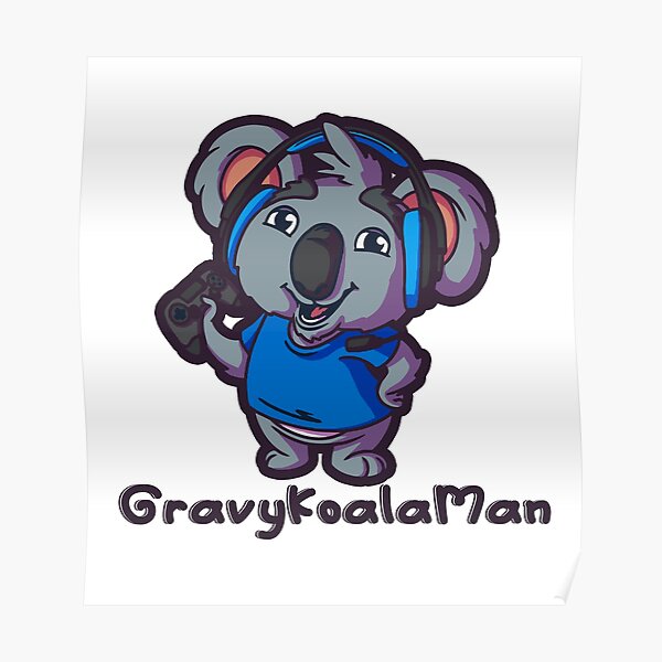 Gravy Koala Man Wall Art Redbubble