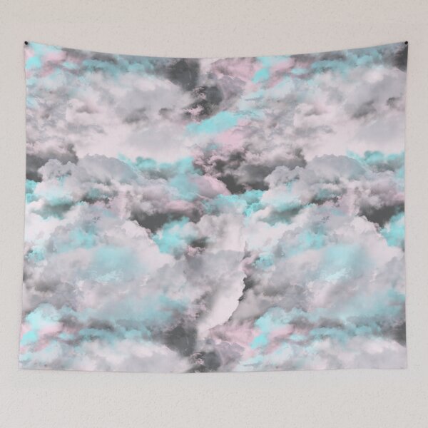 Item preview, Blue Tie Dye Storm designed and sold by Yelena Huntington.