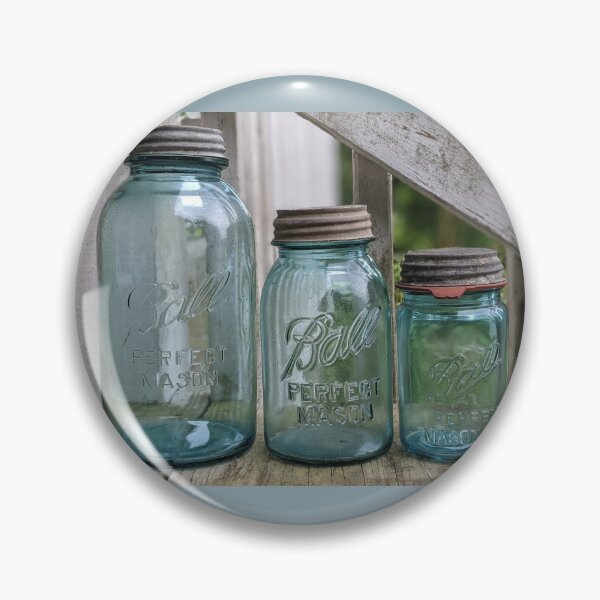 Item preview, Blue jars in a row designed and sold by memorguson.