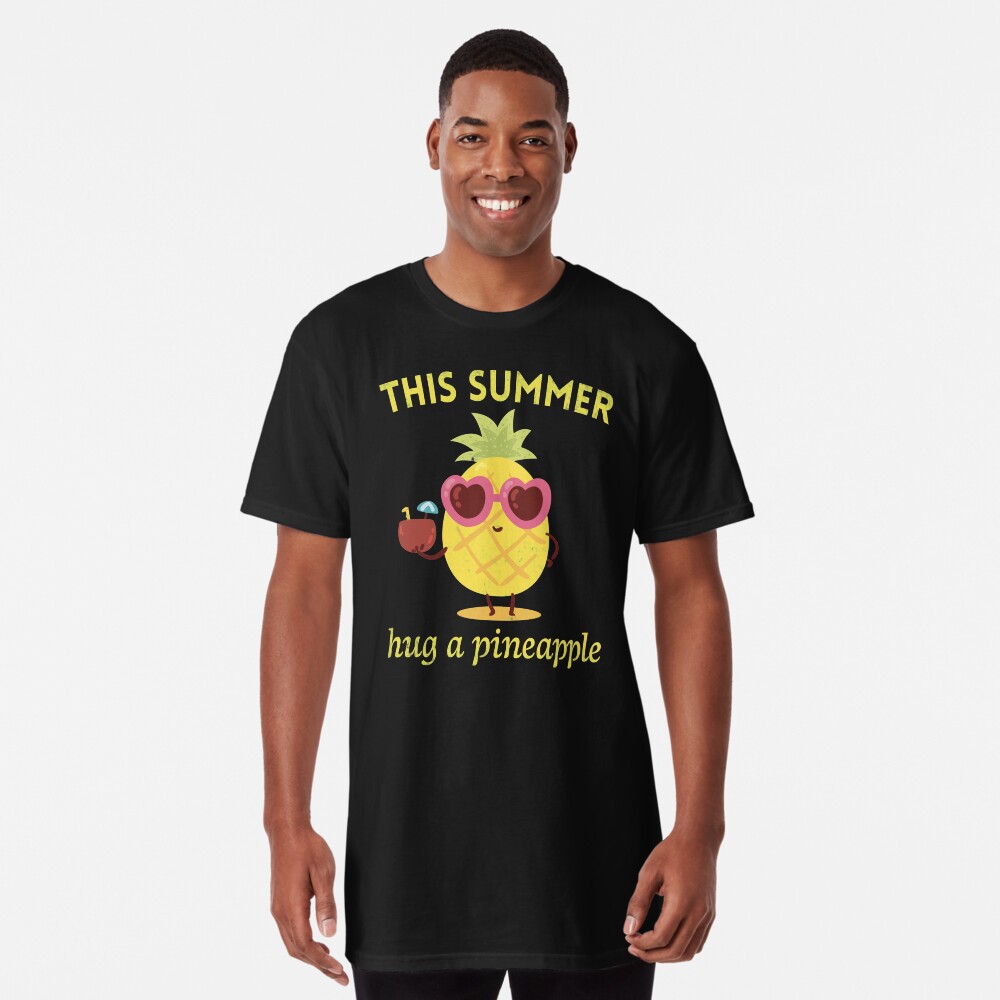 This summer hug a pineapple Cute tropical fruit Essential T Shirt for Sale by OutcastBrain Redbubble