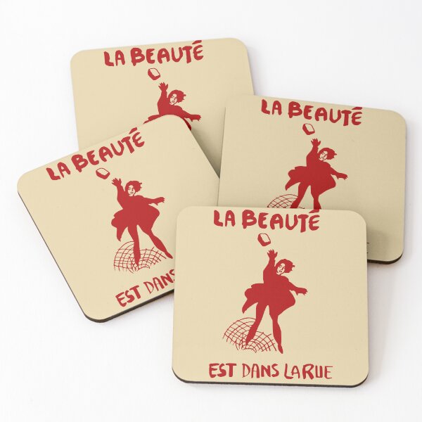Item preview, La Beauté Est Dans La Rue - Beauty Is In The Streets, Protest, French, Socialist, Leftist, Anarchist designed and sold by SpaceDogLaika.