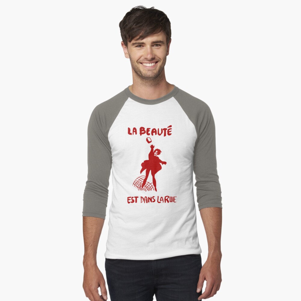Item preview, Baseball ¾ Sleeve T-Shirt designed and sold by SpaceDogLaika.