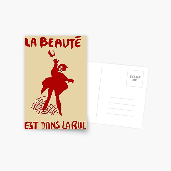 Artikel-Vorschau von La Beauté Est Dans La Rue – Beauty Is In The Streets, Protest, Französisch, Sozialistisch, Linke, Anarchist, designt und verkauft von SpaceDogLaika.