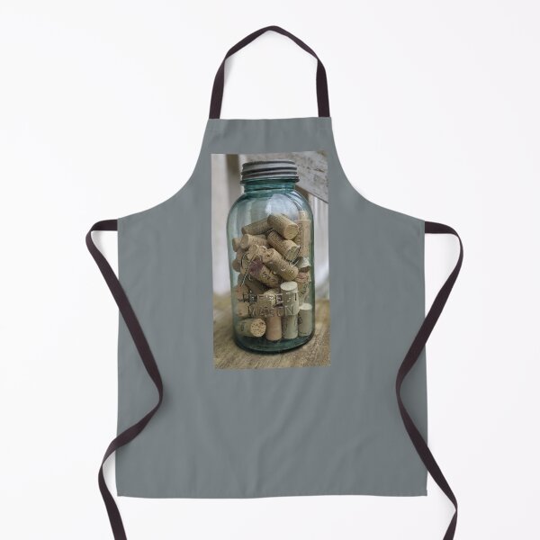 Item preview, Blue ball jar with wine corks designed and sold by memorguson.