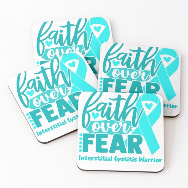 Item preview, Faith Over Fear Interstitial Cystitis Warrior designed and sold by largellie.