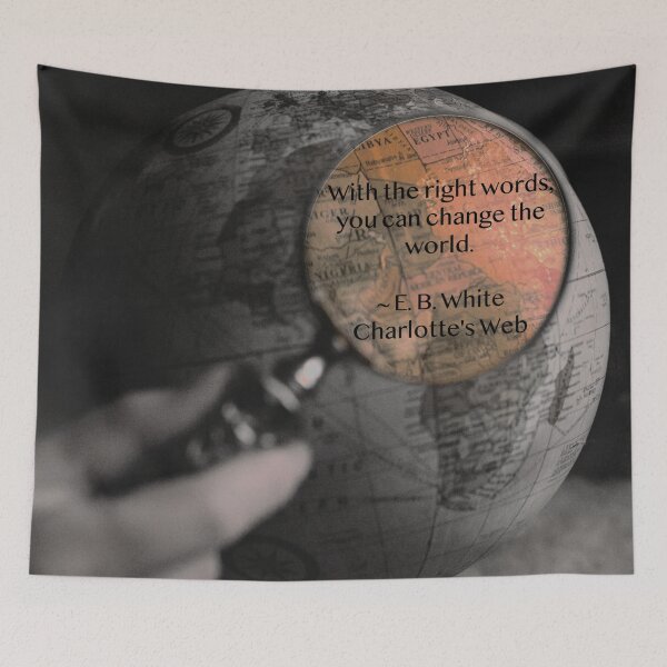 Item preview, Right Words Change The World designed and sold by Emilyromrell.