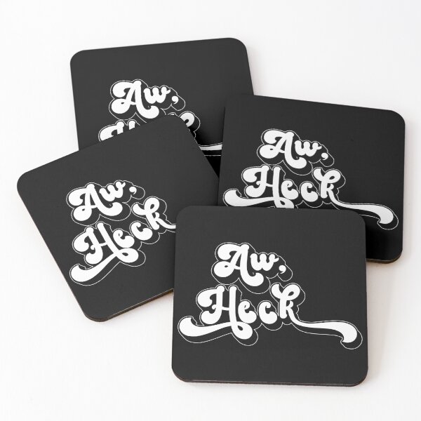 Item preview, Aw Heck Funny Retro Design designed and sold by Bumblefuzzies.