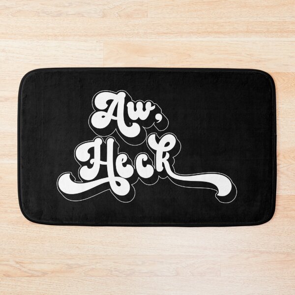 Item preview, Aw Heck Funny Retro Design designed and sold by Bumblefuzzies.