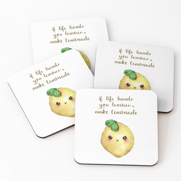 Item preview, When life hands you lemons, make lemonade - Quote designed and sold by Taladesignlab.