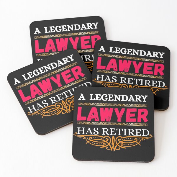 Item preview, A legendary lawyer has retired designed and sold by ronaldsonou.