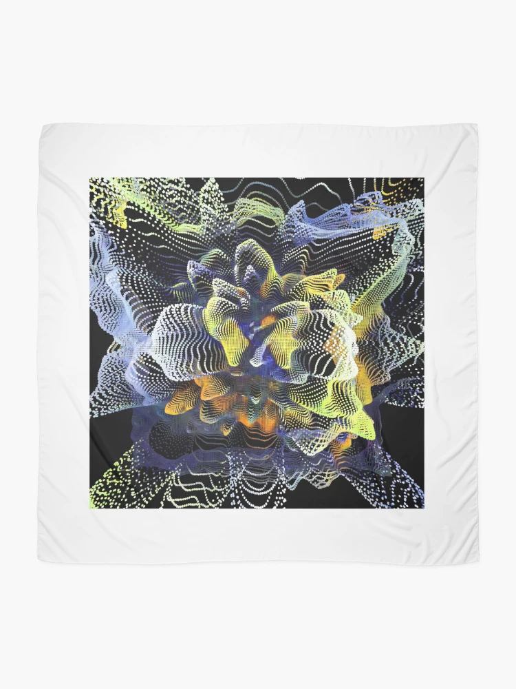 Thumbnail 2 of 3, Scarf, Point explosion designed and sold by Art Dila Studio.
