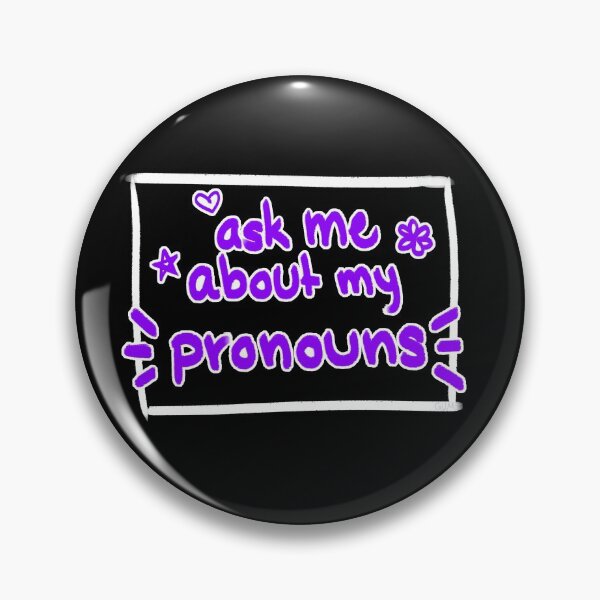 Item preview, pregúntame acerca de mis pronombres! designed and sold by schakerin.