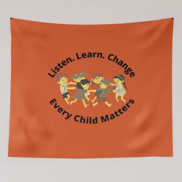 Item preview, Listen, Learn and Change Because Every Child Matters designed and sold by PaperDreamPod.