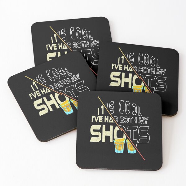 Item preview, Its Cool Ive Had Both My Shots Funny Vaccination Tequila designed and sold by Zulfiqqar.