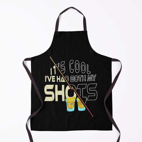Item preview, Its Cool Ive Had Both My Shots Funny Vaccination Tequila designed and sold by Zulfiqqar.