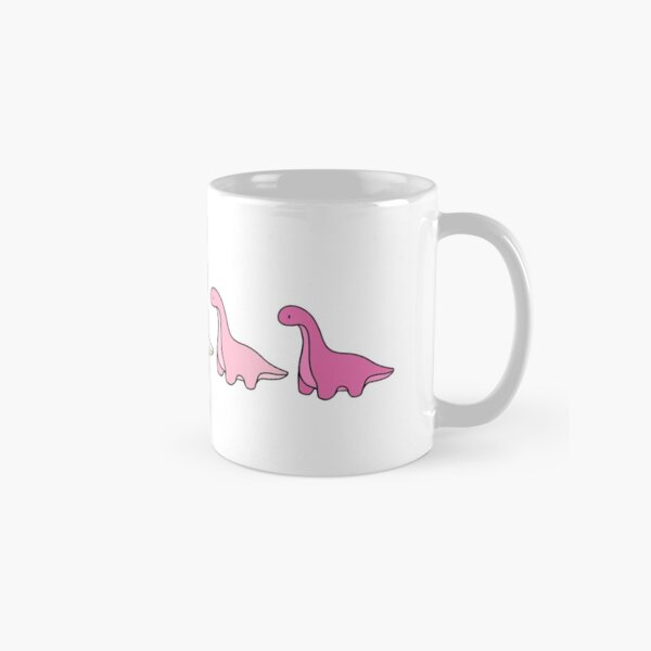 Subtle Pride Lesbian Flag Dinosaur Classic Mug