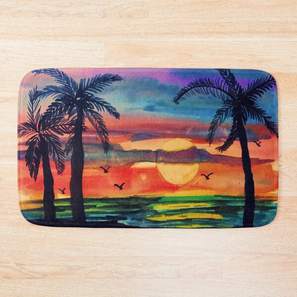 Item preview, Sunset Art - Watercolor designed and sold by YogiHappy.
