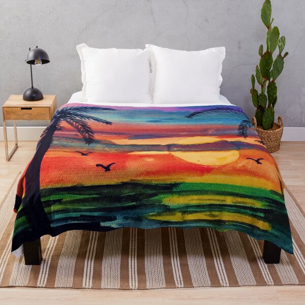 Item preview, Sunset Art - Watercolor designed and sold by YogiHappy.