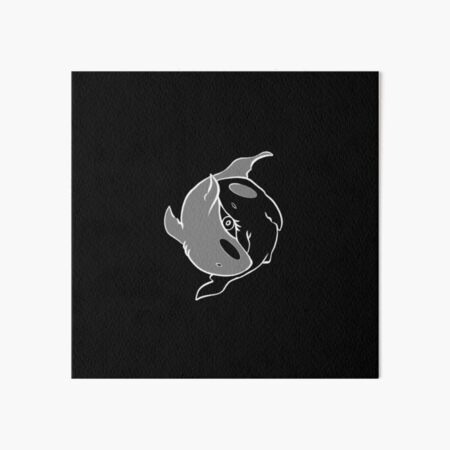 Light and Shark parts of life Art Board Print
