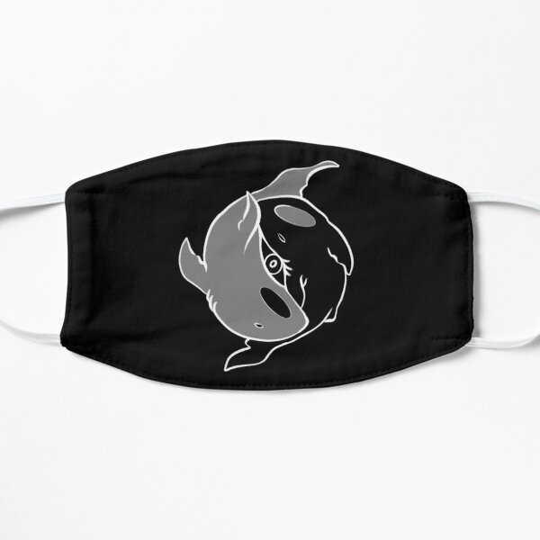 Light and Shark parts of life Flat Mask