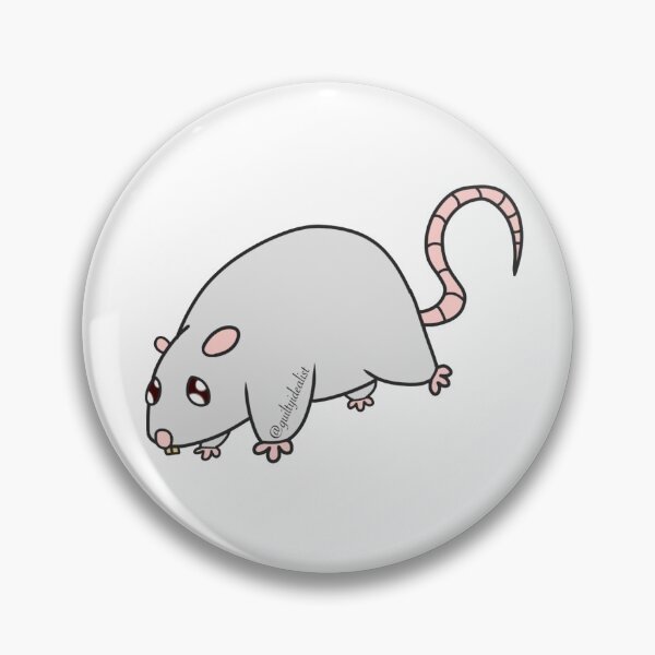 Item preview, Chibi Rat: Light Gray designed and sold by queer-wRATh.