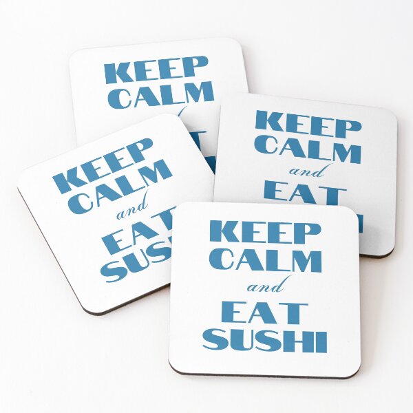Item preview, Keep Calm And Eat Sushi designed and sold by LoupGalaxique11.