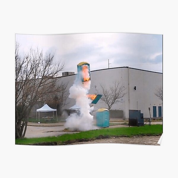 "Exploding Crap Porta Potty Cursed Image 0007" Poster for Sale by