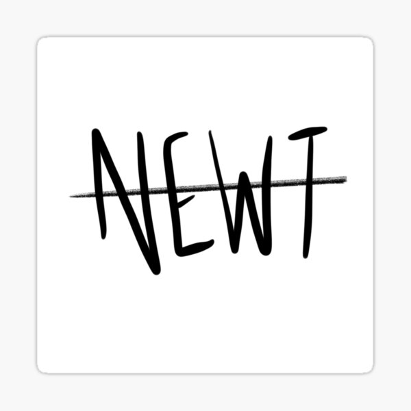Item preview, Newts crossed out name designed and sold by leahkmarie.