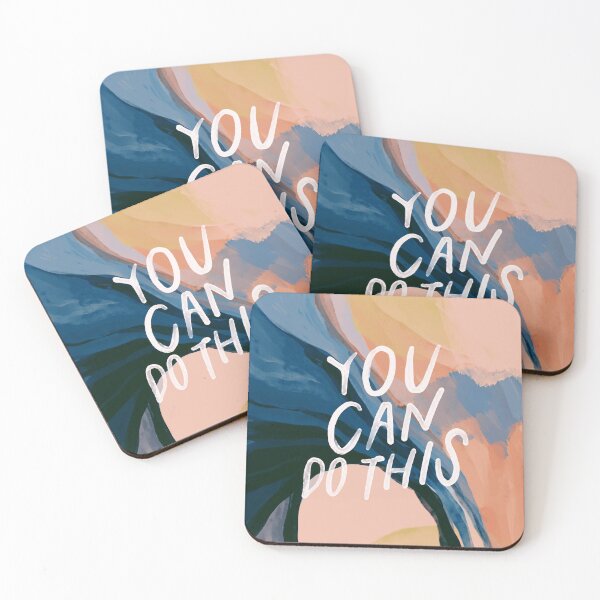 Item preview, You Can Do This - Abstract Art - Inspirational Quote designed and sold by morgansgoods.