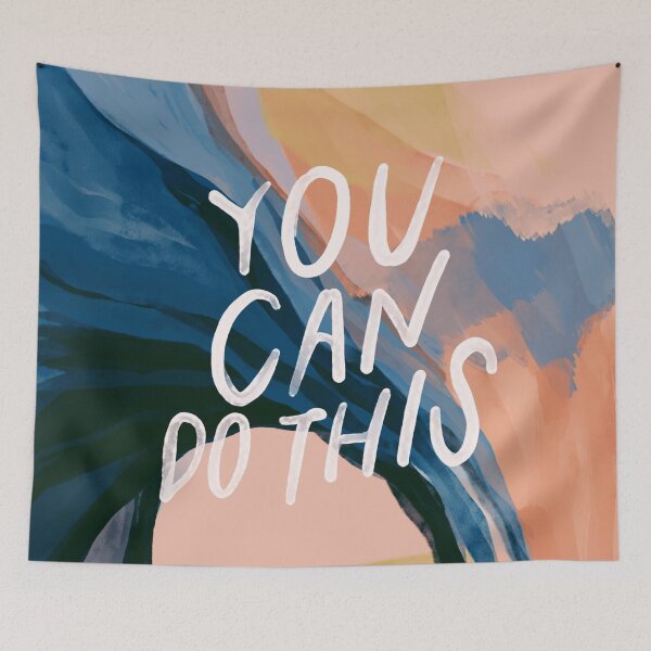 Item preview, You Can Do This - Abstract Art - Inspirational Quote designed and sold by morgansgoods.