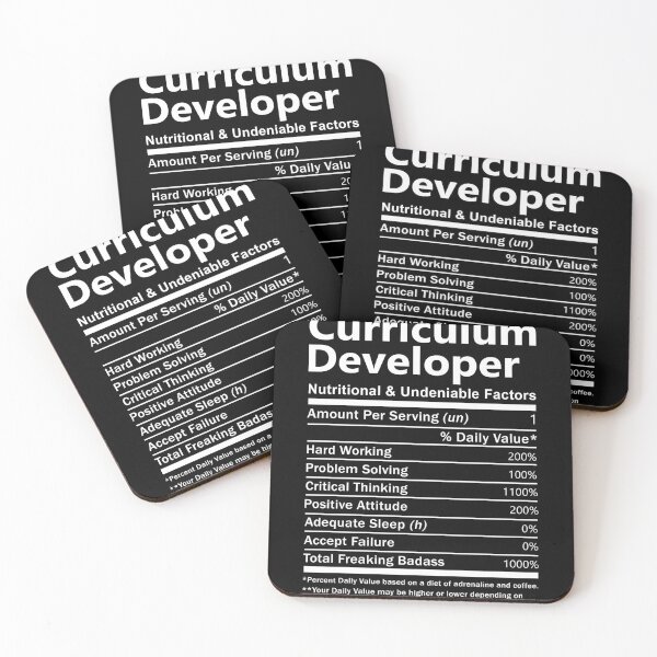 Item preview, Curriculum Developer T Shirt - Nutritional And Undeniable Factors Gift Item Tee designed and sold by cloyannett.