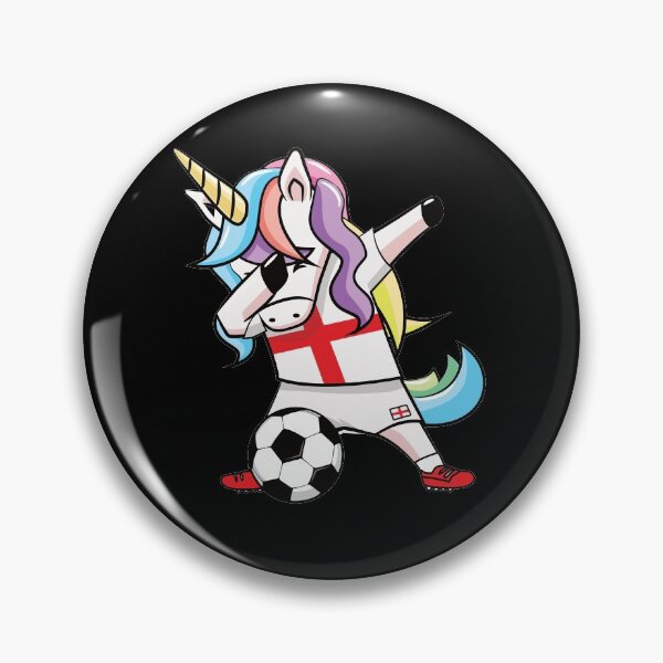 Item preview, England Funny Dabbing Unicorn Football Fan Soccer designed and sold by ibeargifts.