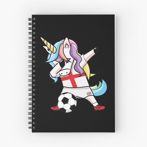 Item preview, England Funny Dabbing Unicorn Football Fan Soccer designed and sold by ibeargifts.