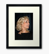 Blond Woman Framed Print