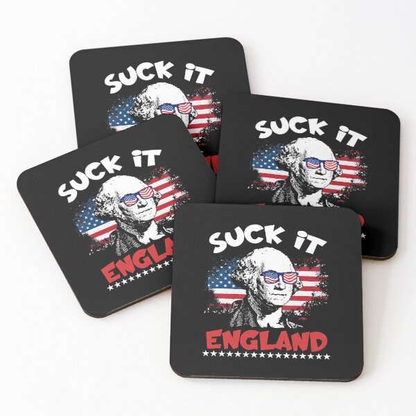 Item preview, Funny Suck It England 4th of July George Washington 1776 Men  designed and sold by BlaggDavy1.