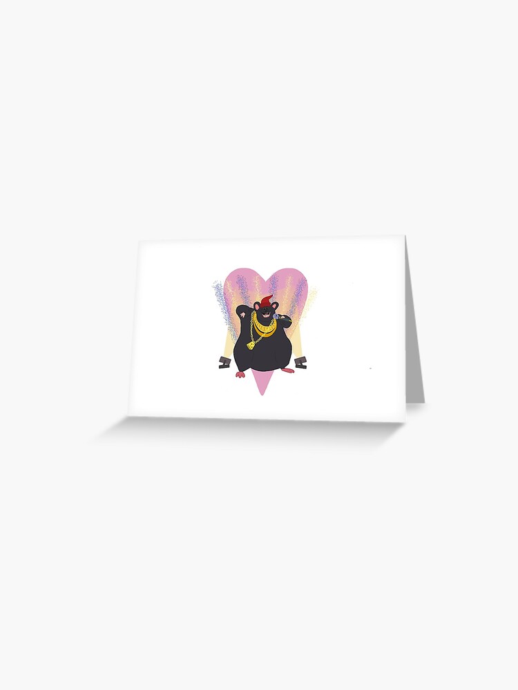 biggie cheese Greeting Card by lghafour