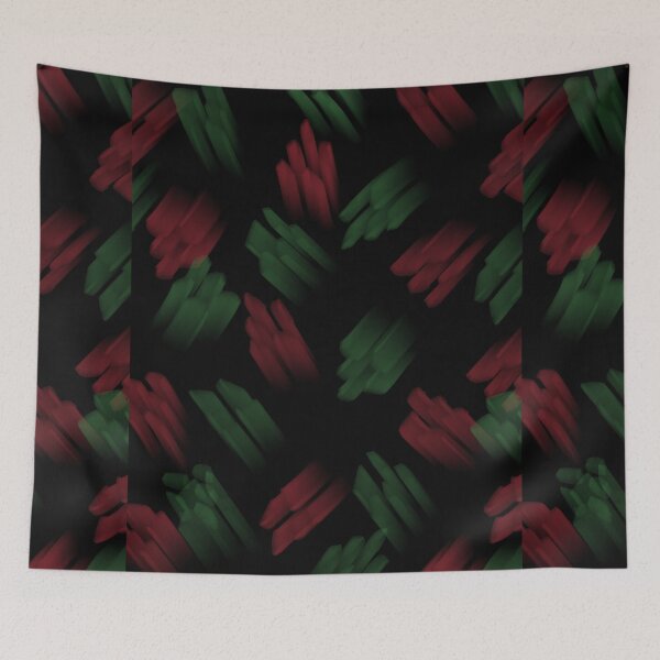 Item preview, Christmas Holiday Xmas Festive Red Green Pattern Abstract designed and sold by hopecope.