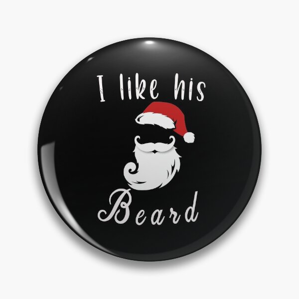 Artikelvorschau, Ich mag seinen Bart Weihnachtsmann-Hut Kompliment passendes Paar Liebhaber Papa Mama Boyin Weihnachtsfeier und Geburtstag lustiges Geschenk entworfen und verkauft von abdev.