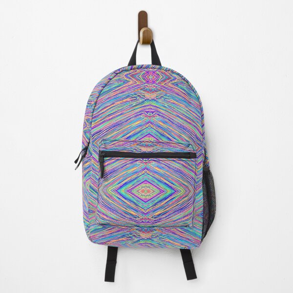 Item preview, Nested colorful rhombuses / blue background designed and sold by MentaLee.