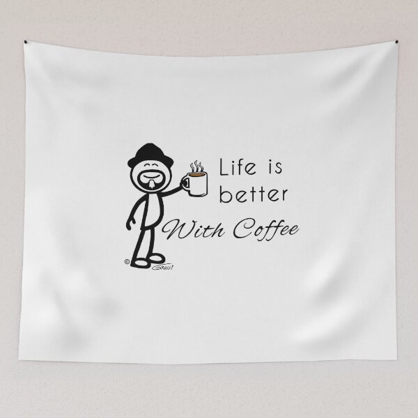 Item preview, Life Is Better With Coffee designed and sold by GDGCreations.