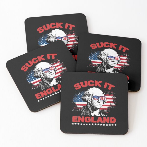 Item preview, Funny Suck It England 4th of July George Washington 1776 Men     designed and sold by BlaggDavy1.