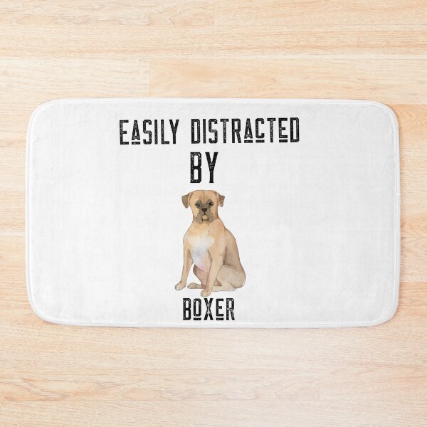 Item preview, Easily distracted by boxers,- dog mother, dog playing guitar, dogtor lover, boxing fan, dog lover owner designed and sold by mr&mrsmalik malik.