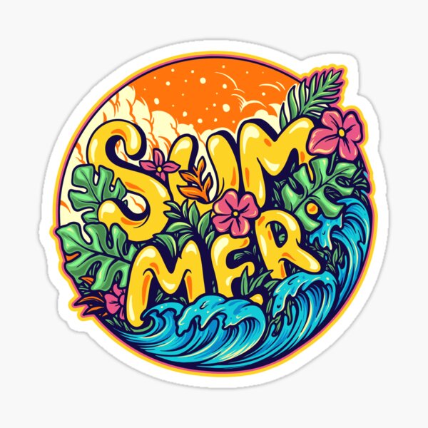 Item preview, Summer retro circle designed and sold by Astralia.