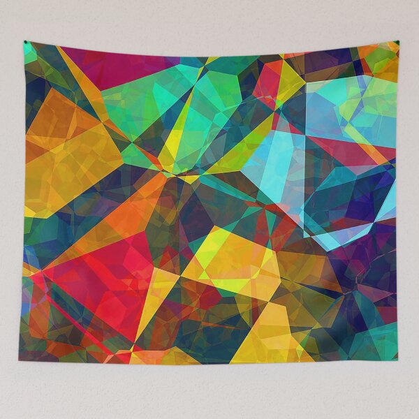 Item preview, Colorful gem abstract pattern designed and sold by Nostrathomas66.