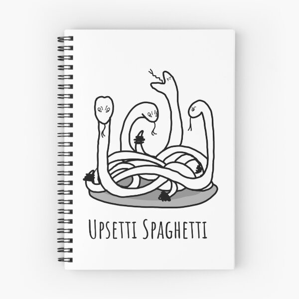 Artikelvorschau, Upsetti Spaghetti Nettes wütendes Schlangen-Gekritzel entworfen und verkauft von Punderstandable.