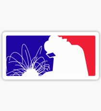 Welder league Sticker